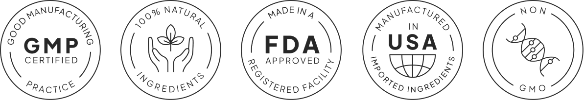 Gut Save quality and manufacturing badges