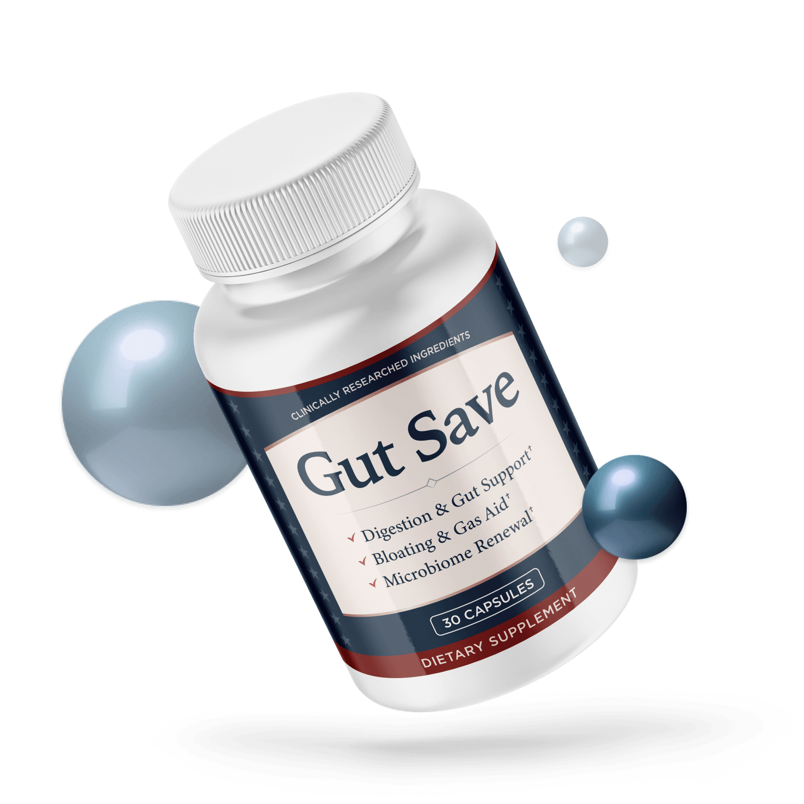 Gut Save dietary supplement bottle